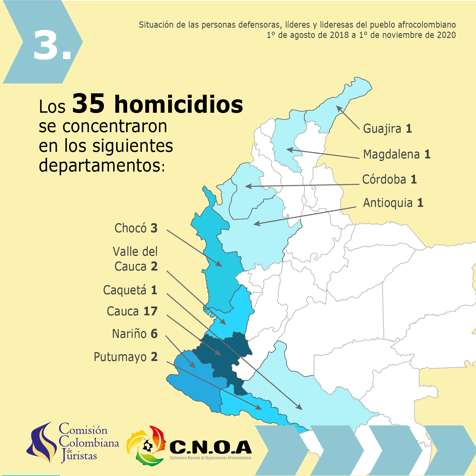 Imagen 3 de Situaci&oacute;n de las personas defensoras, l&iacute;deres y lideresas del pueblo afrocolombiano